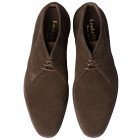 Loake Pimlico in Dark Brown Suede-13110