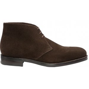 Loake Pimlico in Dark Brown Suede-0