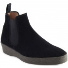 Sanders adam black suede