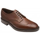 Loake Badminton Dark Brown Grain-0