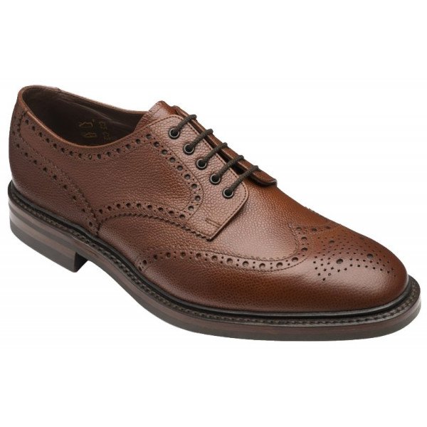Loake Badminton Dark Brown Grain 