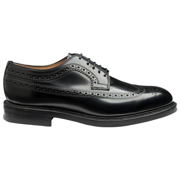Loake Sovereign In Black Leather 