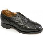 Sanders Braemar in Black Grain Leather-0