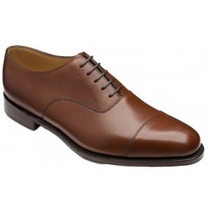 Loake Aldwych Mahogany Calf, leather soles, F